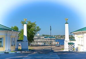 Pier in Kostroma Image