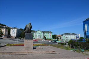 Lenin's Monument Back Image