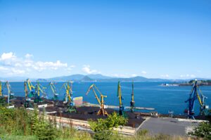 Nakhodka Port Cranes Image