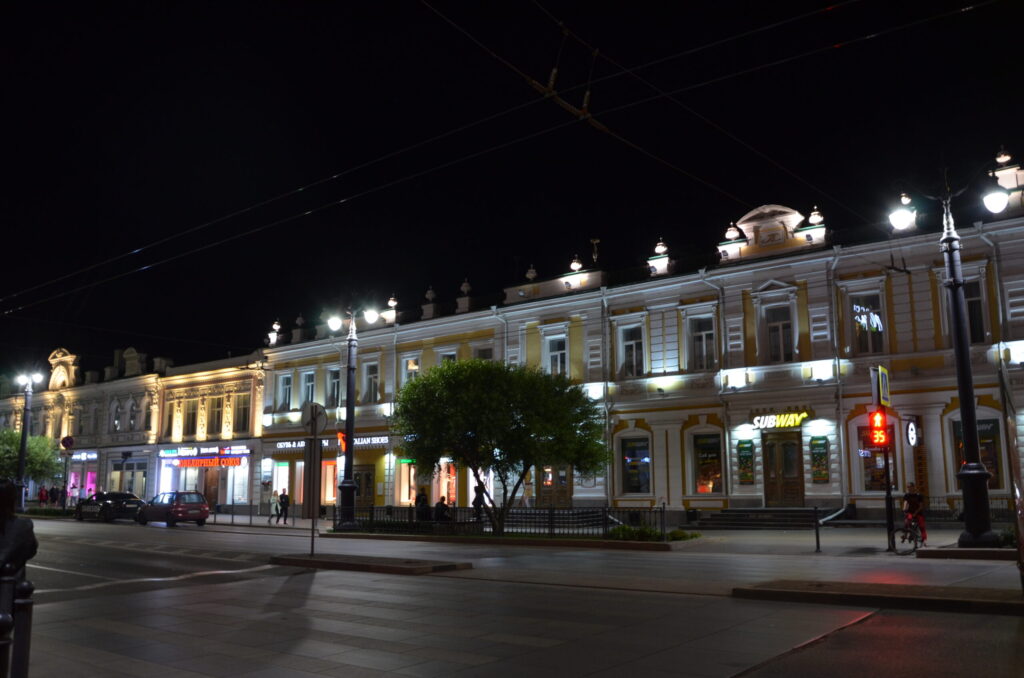 Omsk - A Night Street